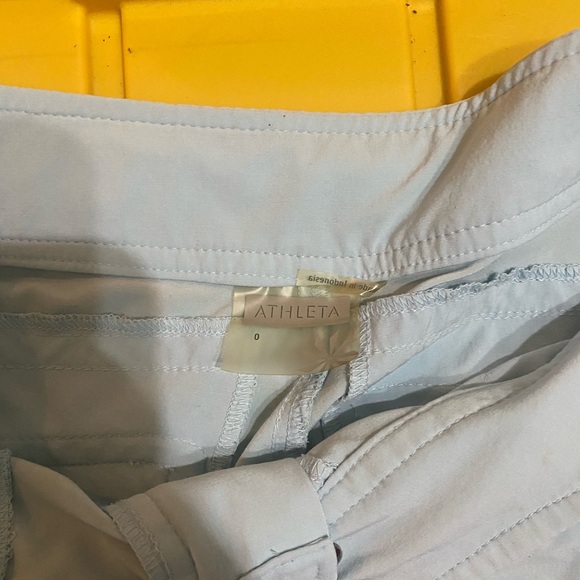 Athleta Light Blue Trekkie Hiking Utility Shorts - Size 0 - Picture 2 of 5
